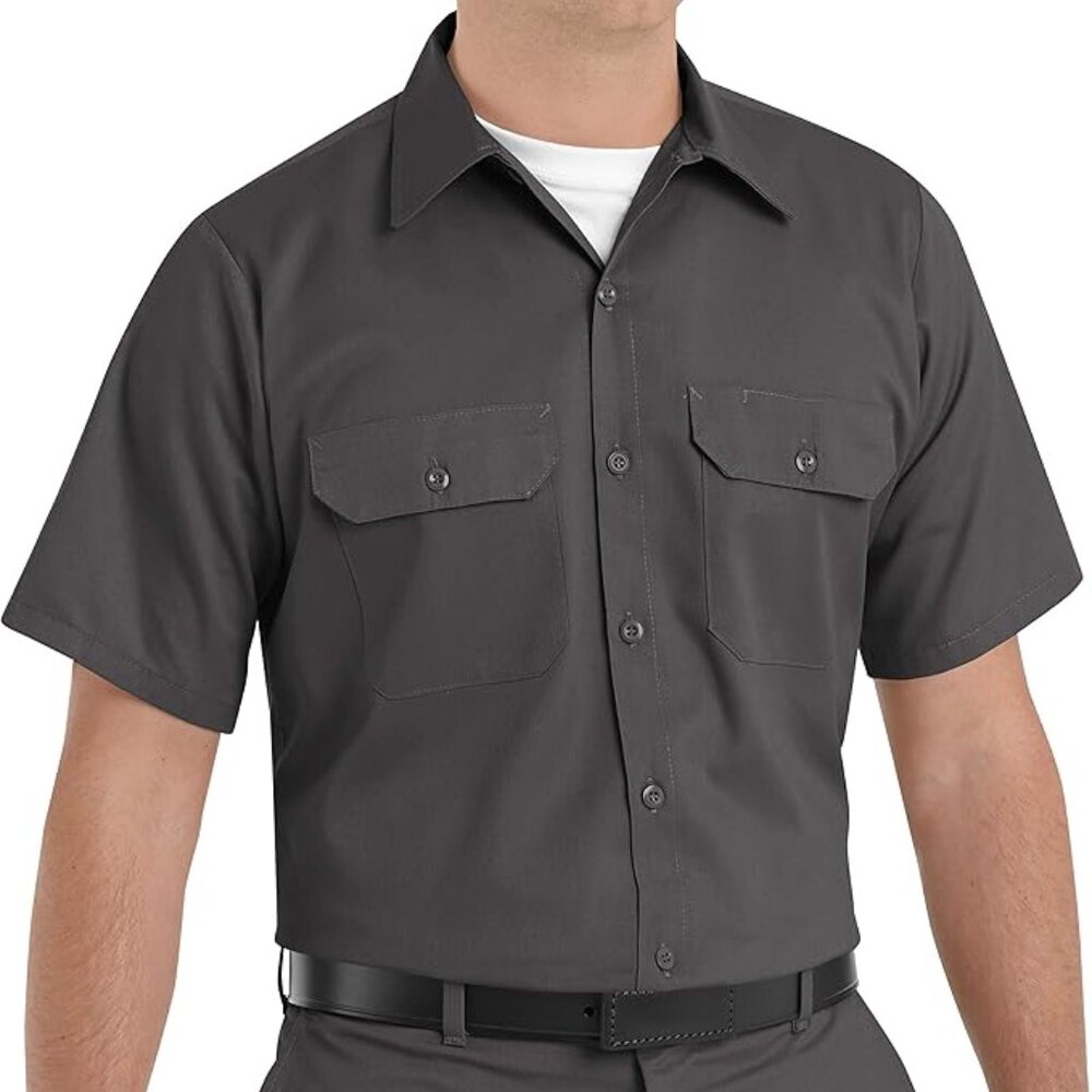 Red Kap Men's Utility Uniform Shirt Large